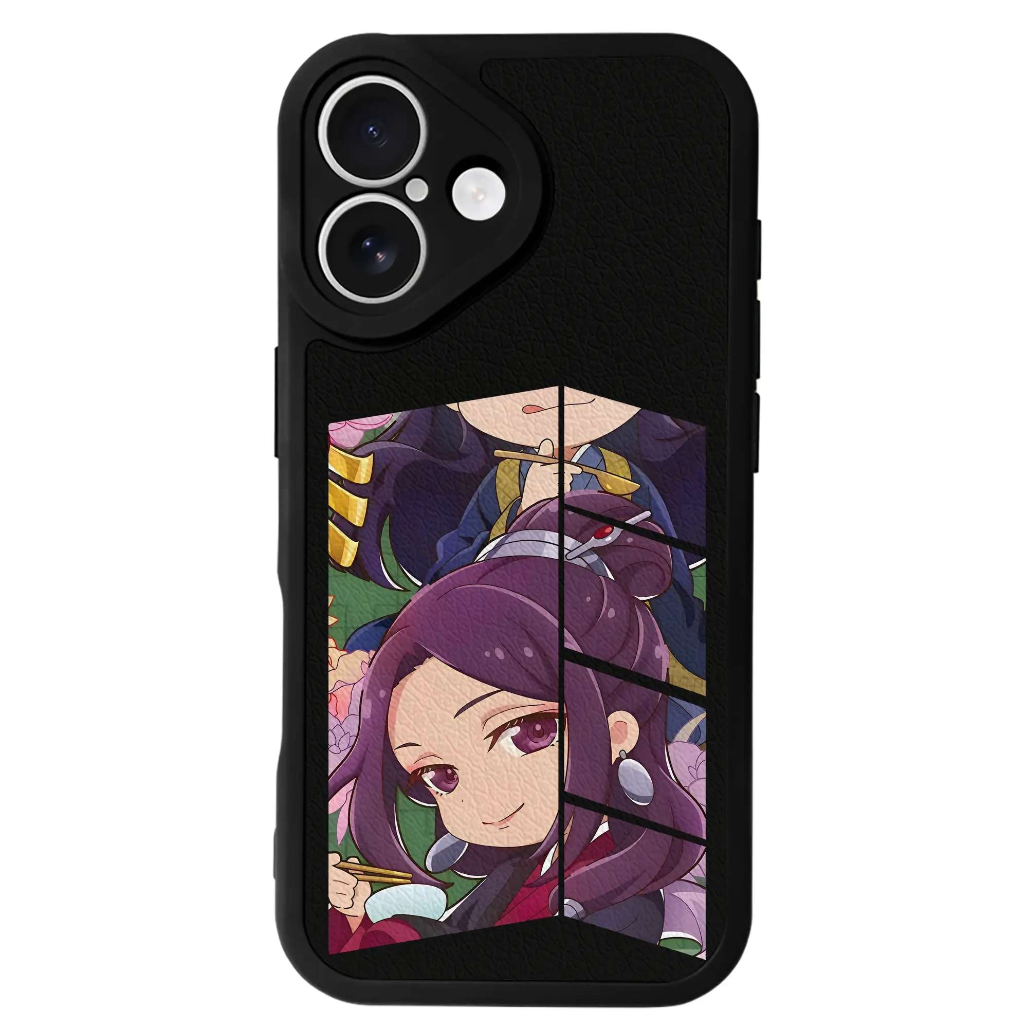 薬屋のひとりごと グッズ,阿多妃 - IPhone 16シリーズ対応 ・ シリコンスマホケース ・ レザー調 ・ 高精度フィット ・ 耐衝撃 ・ ワイヤレス充電対応 ・ 精密カット